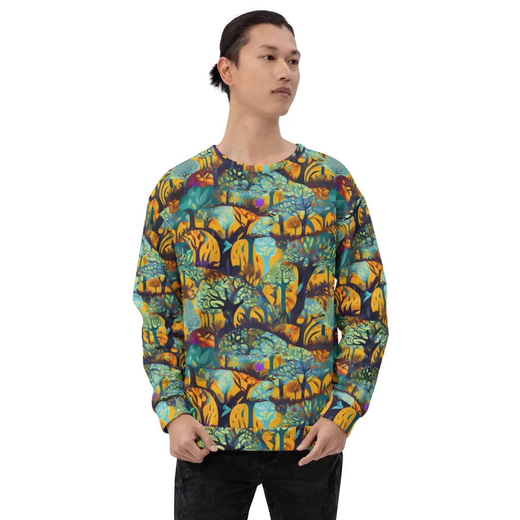 Saffron Canopy on Sweatshirt — Front print