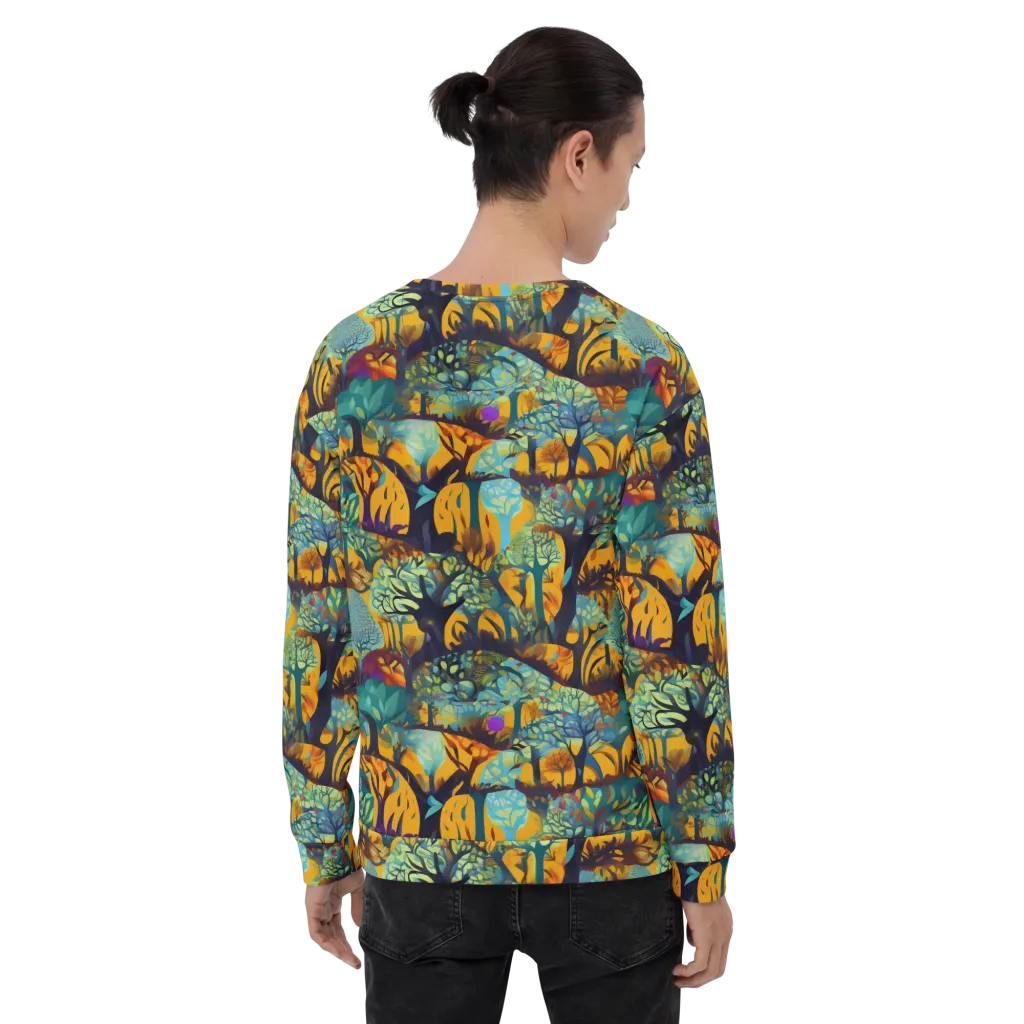 Saffron Canopy on Sweatshirt — Back print