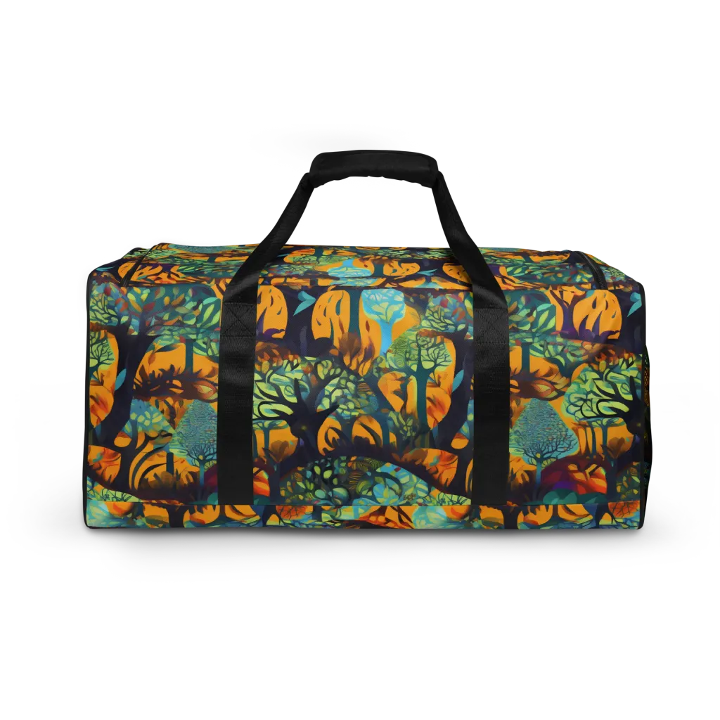 Saffron Canopy on Duffle Bag — Back print