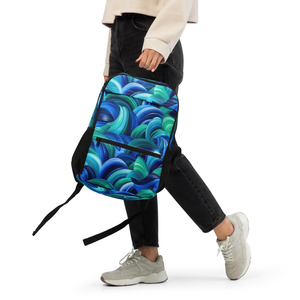 Emerald Surge on Utility Backpack — Front 2