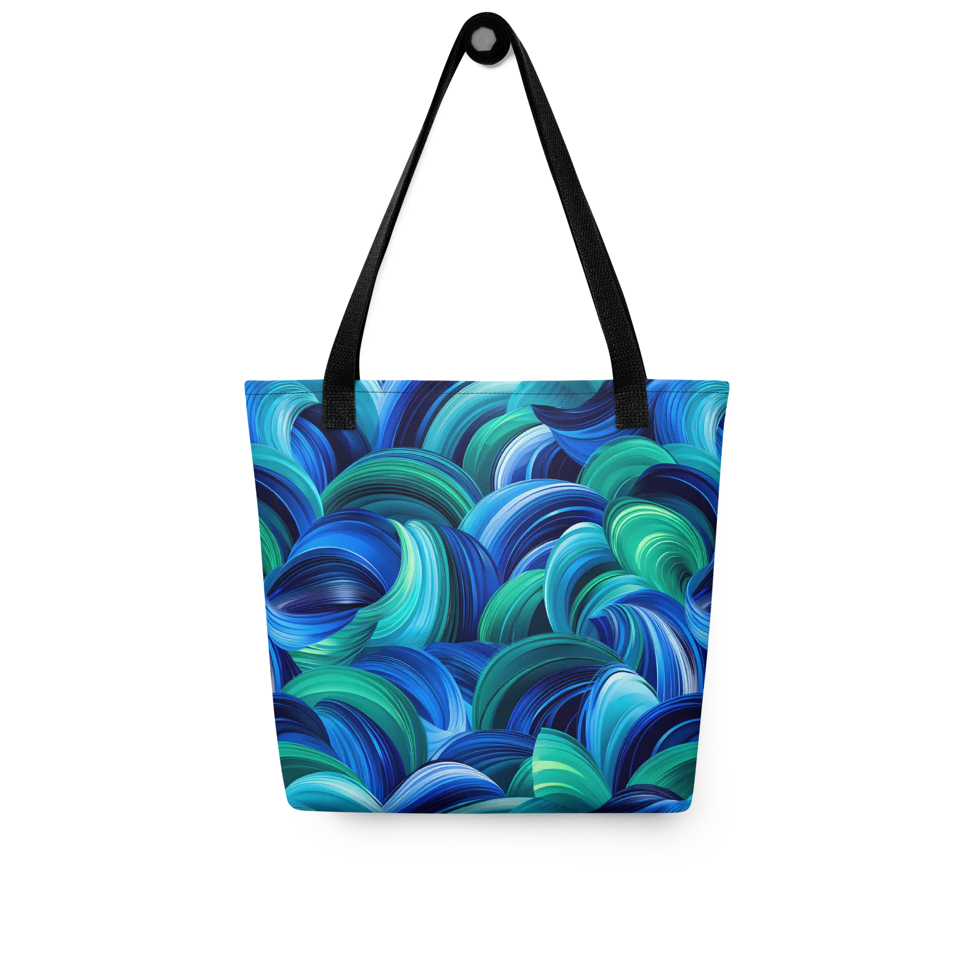 Emerald Surge on Tote Bag — Front
