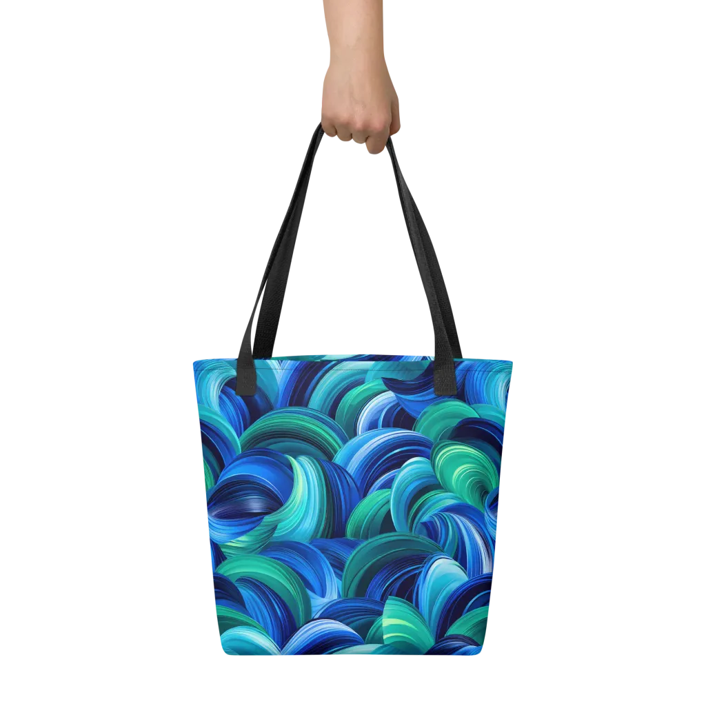 Emerald Surge on Tote Bag — Print file