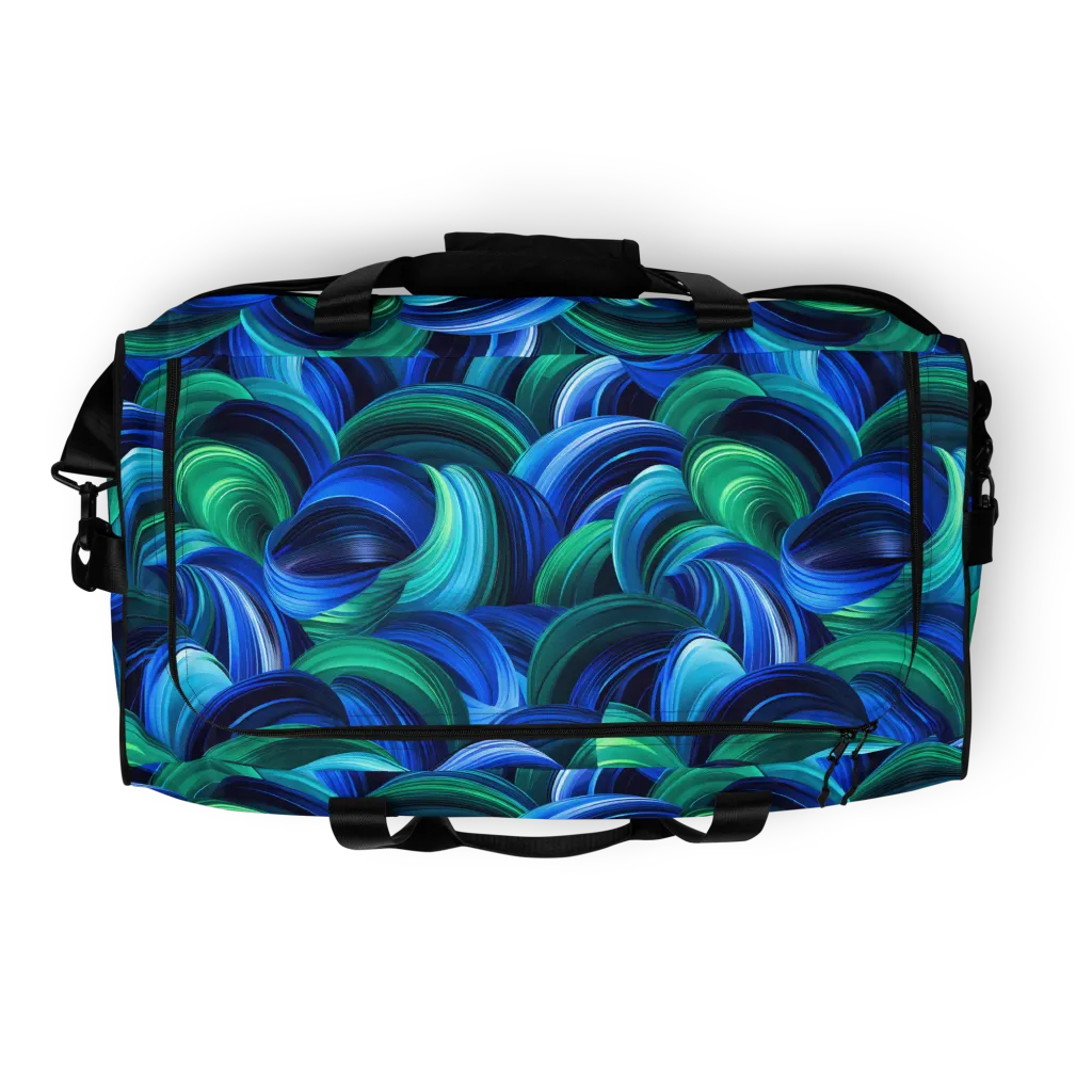 Emerald Surge on Duffle Bag — Top print