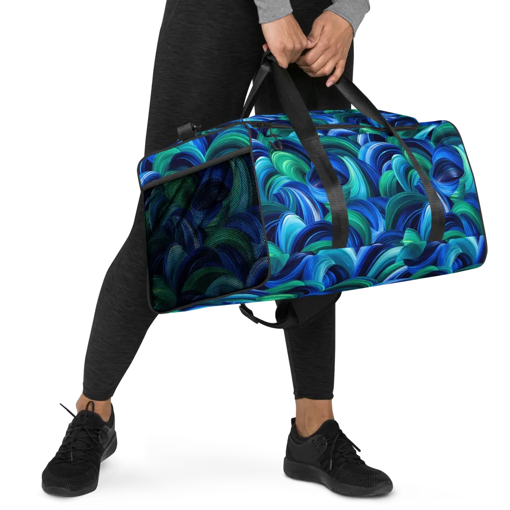 Emerald Surge on Duffle Bag — Right Front