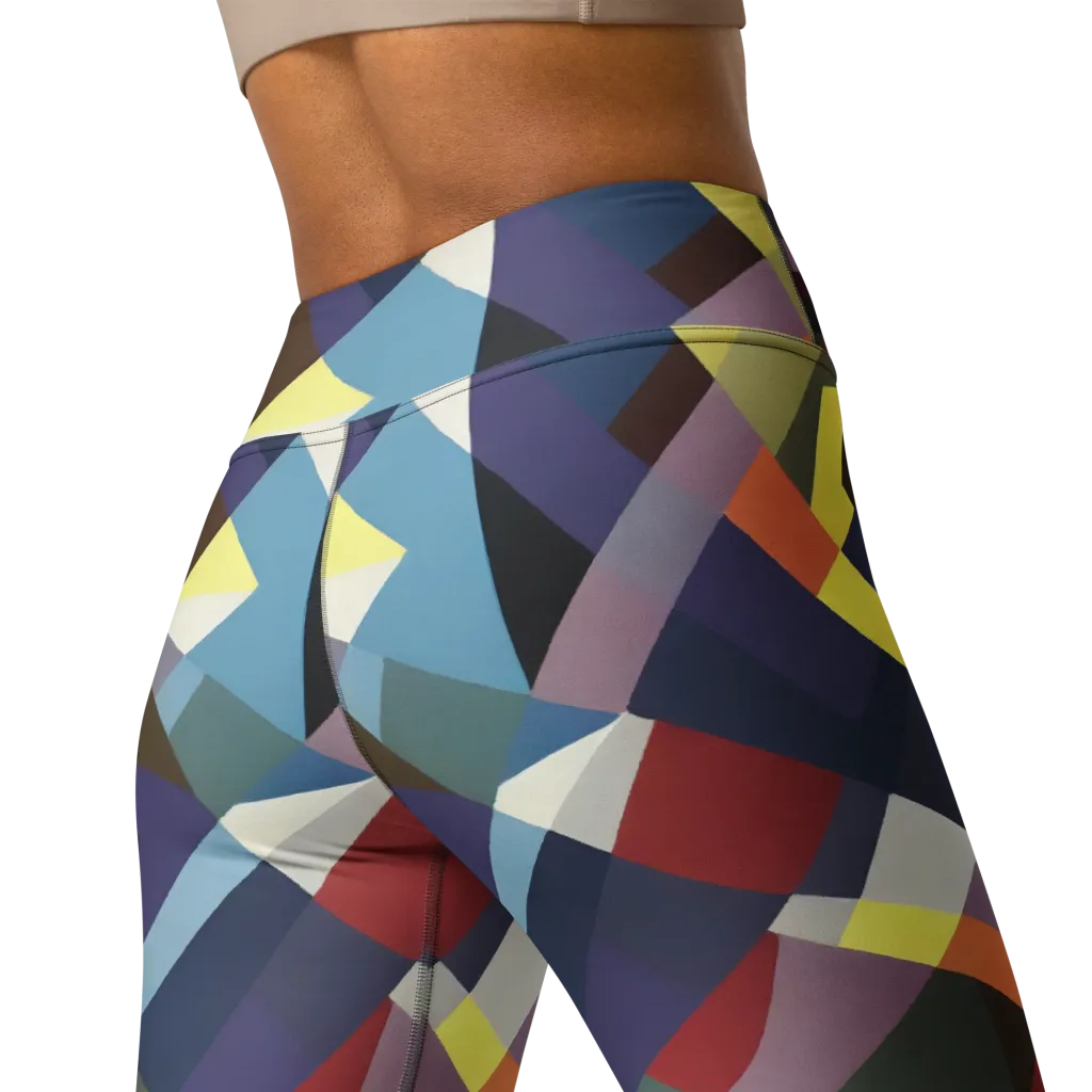 Prismatic Relay on Yoga Leggings — Back 2
