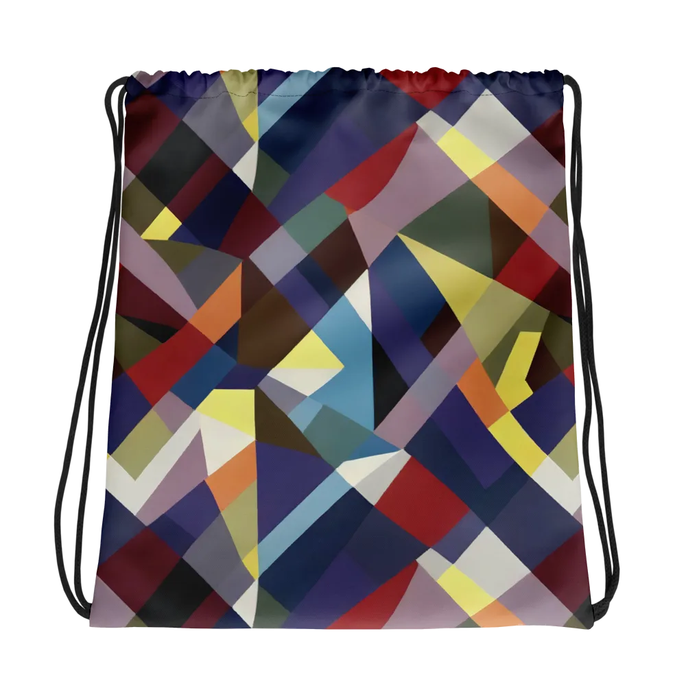 Prismatic Relay on Drawstring Bag — Mockup