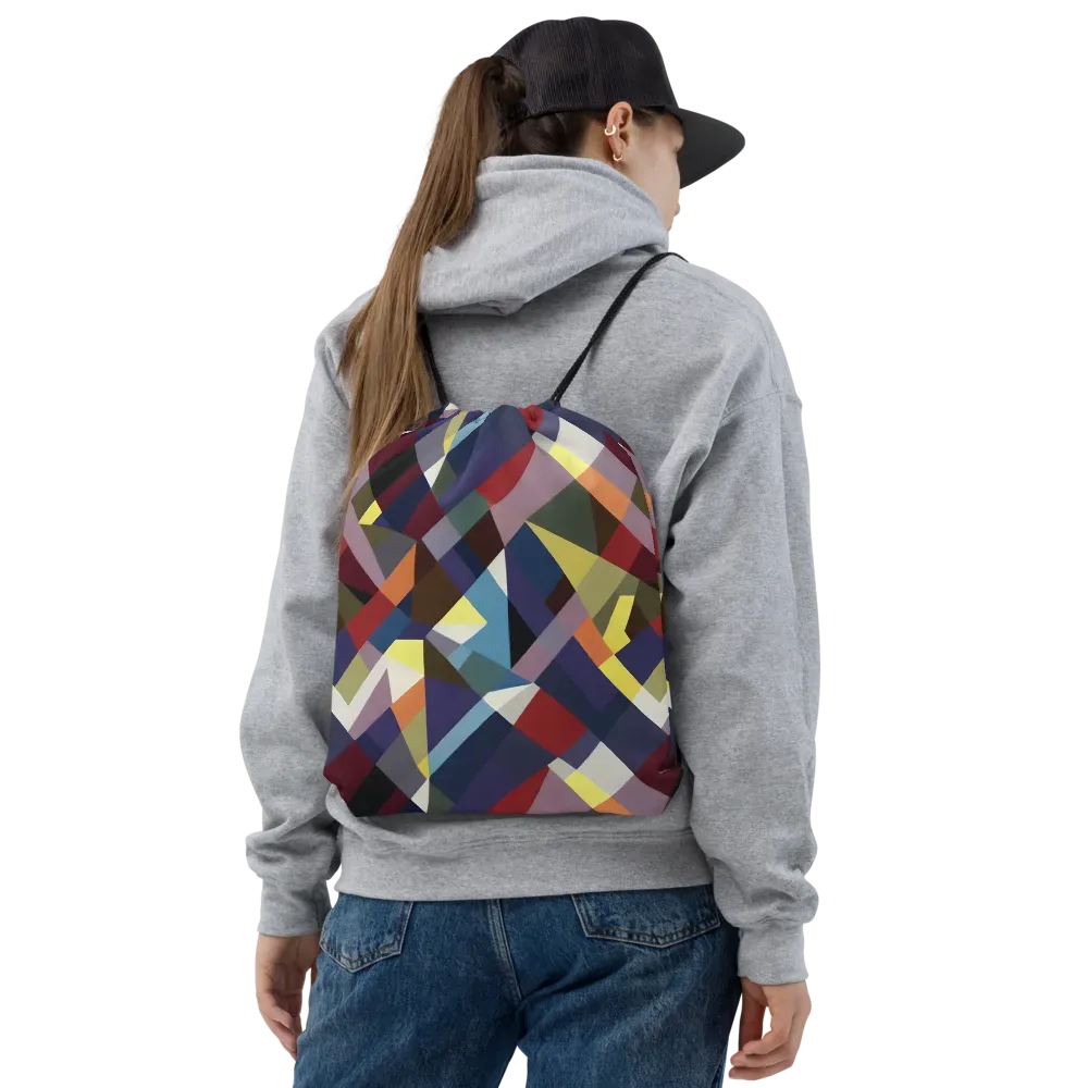 Prismatic Relay on Drawstring Bag — Front