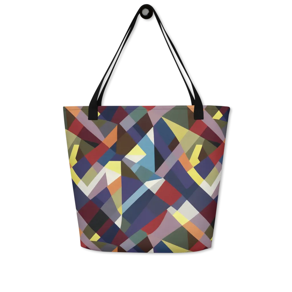 Prismatic Relay on Large Tote Bag W/ Pocket — Print file