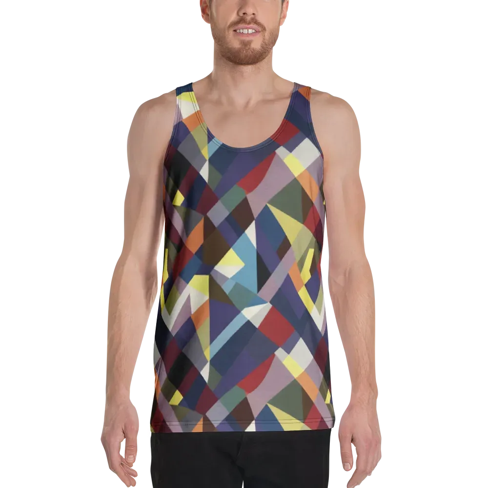 Prismatic Relay on Men's Tank Top — Front
