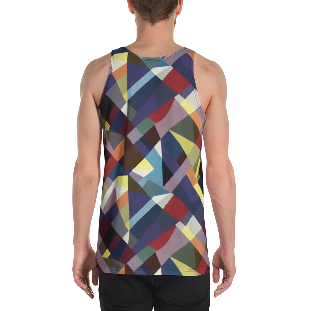 Prismatic Relay on Men's Tank Top — Back