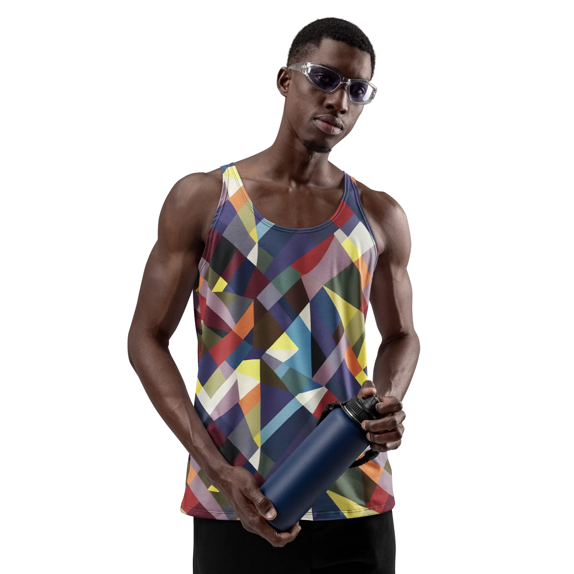 Prismatic Relay on Men's Tank Top — Front print