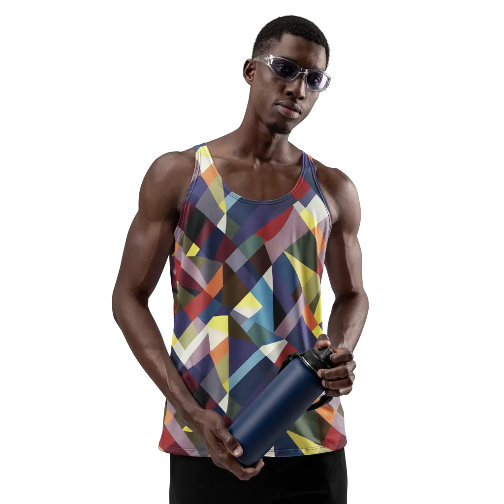 Prismatic Relay on Men's Tank Top — Front print