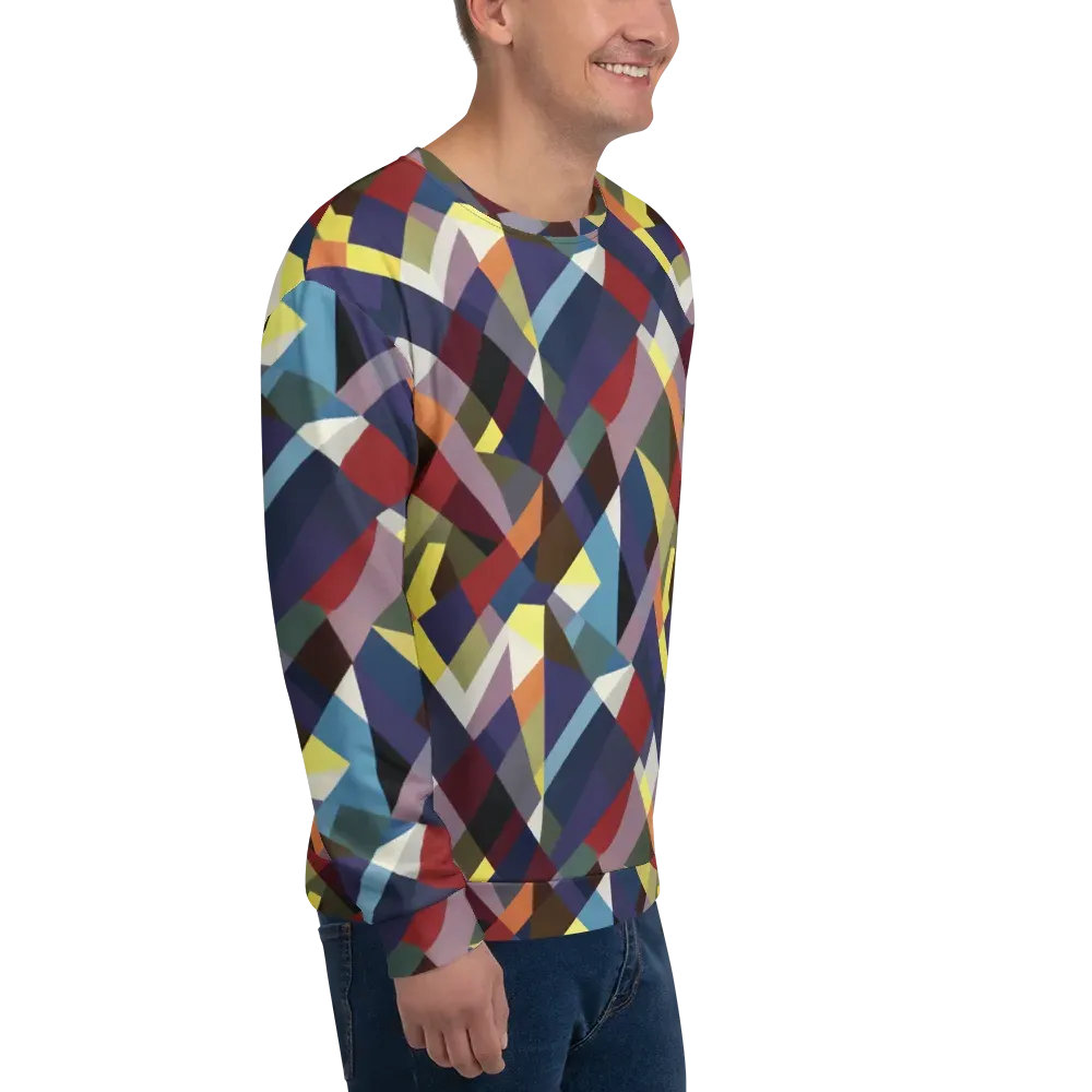 Prismatic Relay on Sweatshirt — Right Front