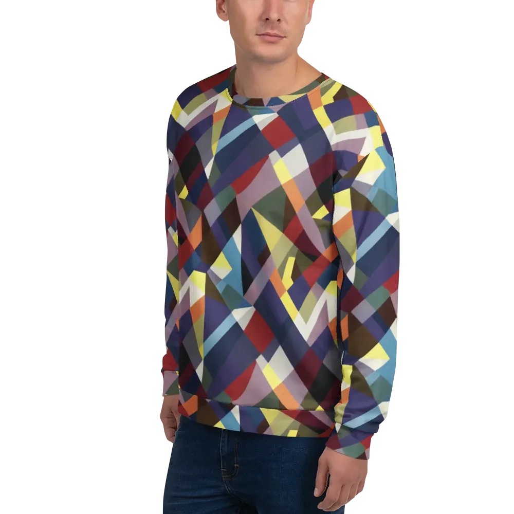 Prismatic Relay on Sweatshirt — Left Front