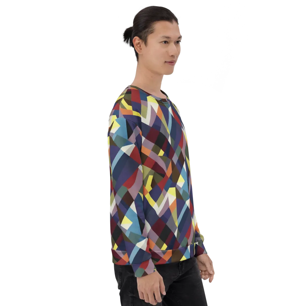 Prismatic Relay on Sweatshirt — Right sleeve