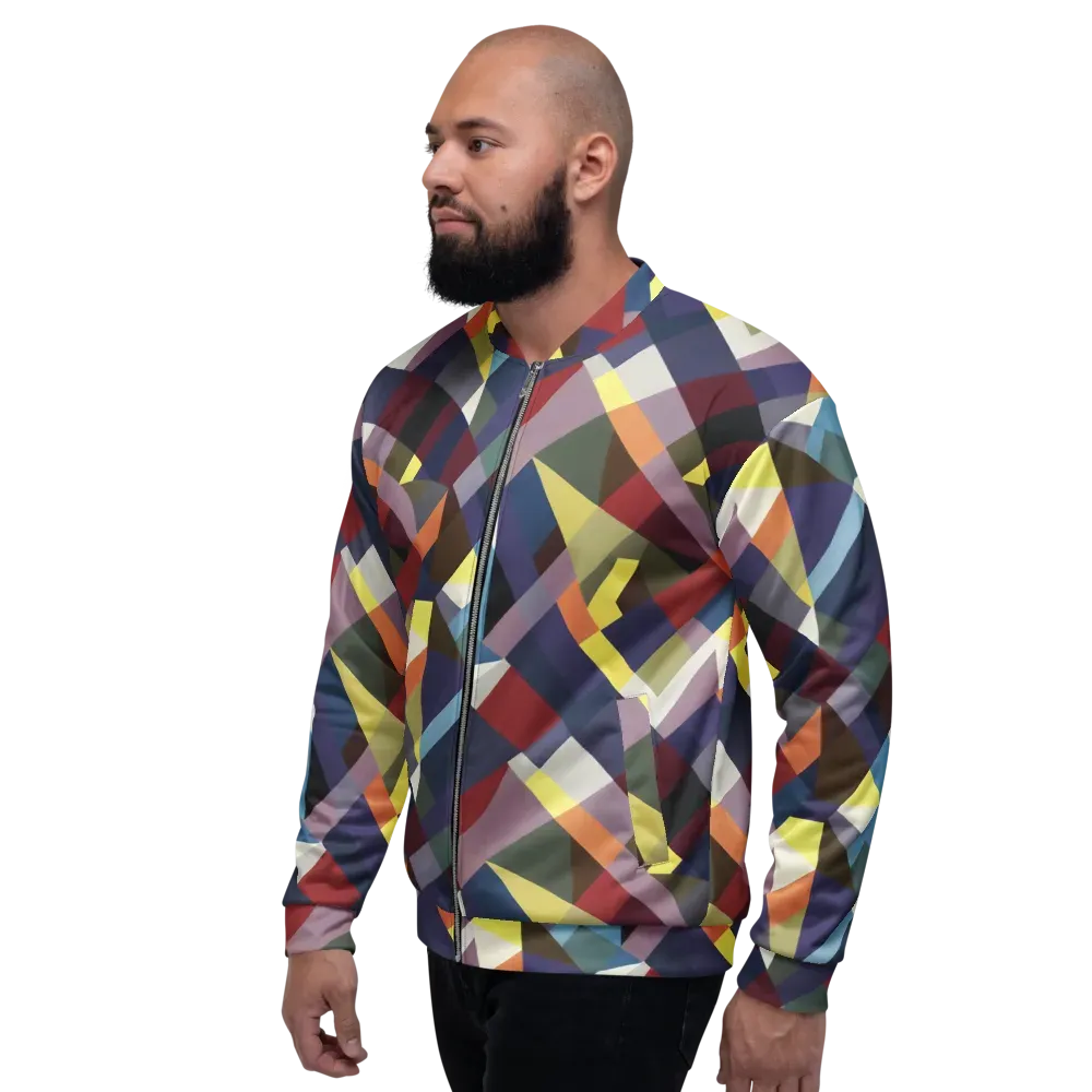 Prismatic Relay on Bomber Jacket — Left