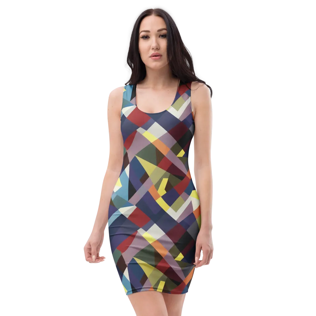 Prismatic Relay on Bodycon Dress — Front