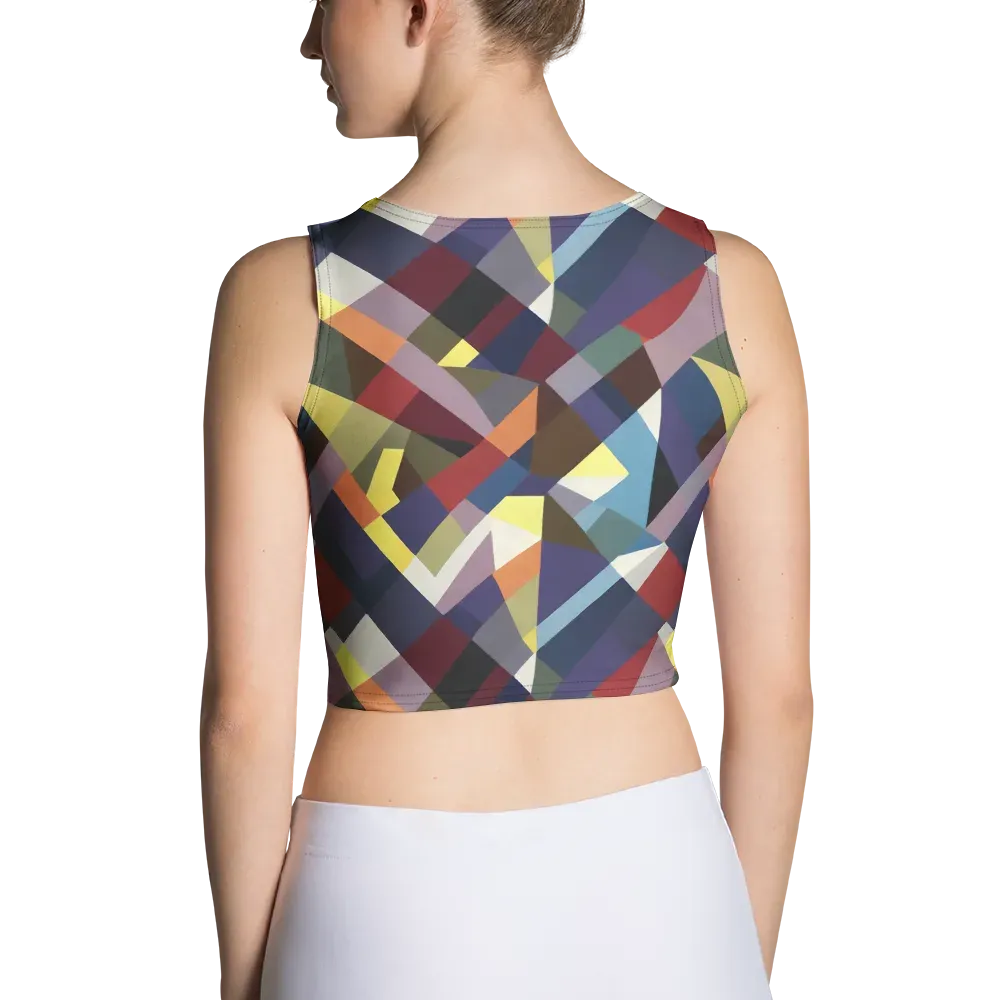 Prismatic Relay on Crop Top — Back