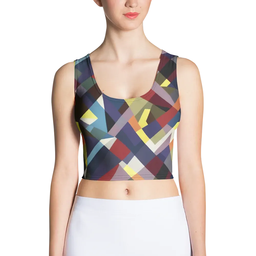 Prismatic Relay on Crop Top — Front