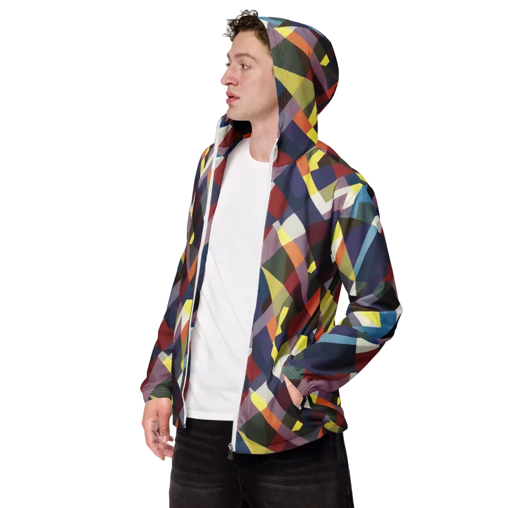 Prismatic Relay on Men's Windbreaker — Left Front