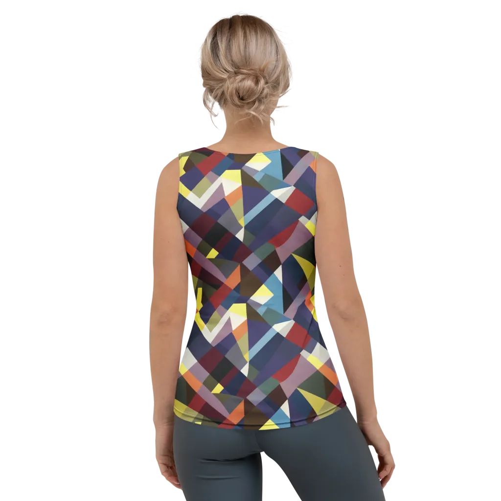 Prismatic Relay on Women's Tank Top — Back