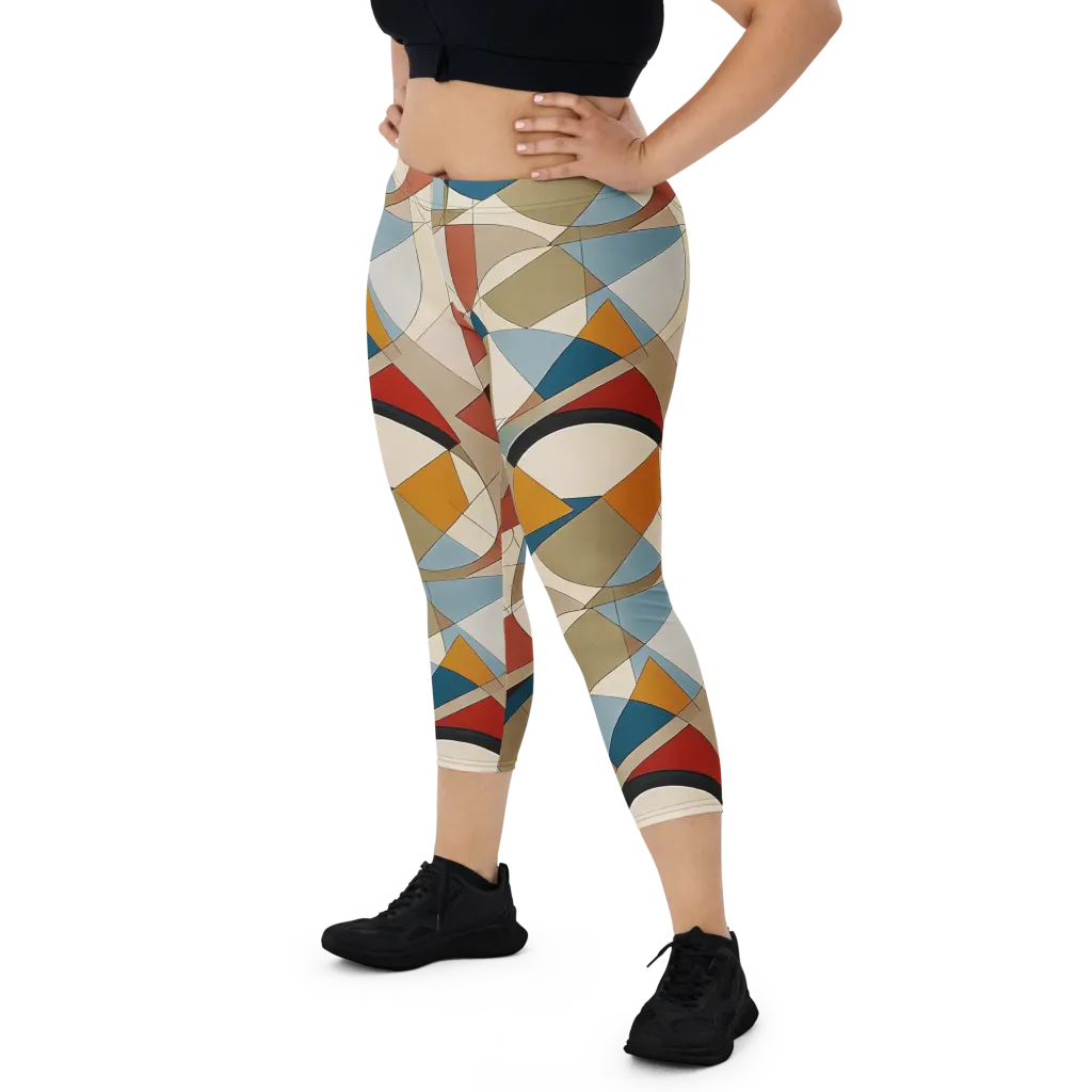 Chromatic Bauhaus on Capri Leggings — Print file