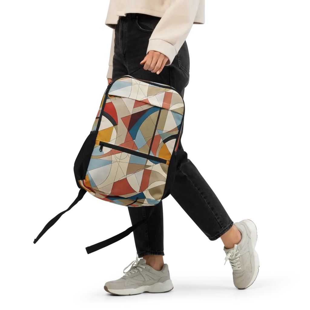 Chromatic Bauhaus on Utility Backpack — Front 2