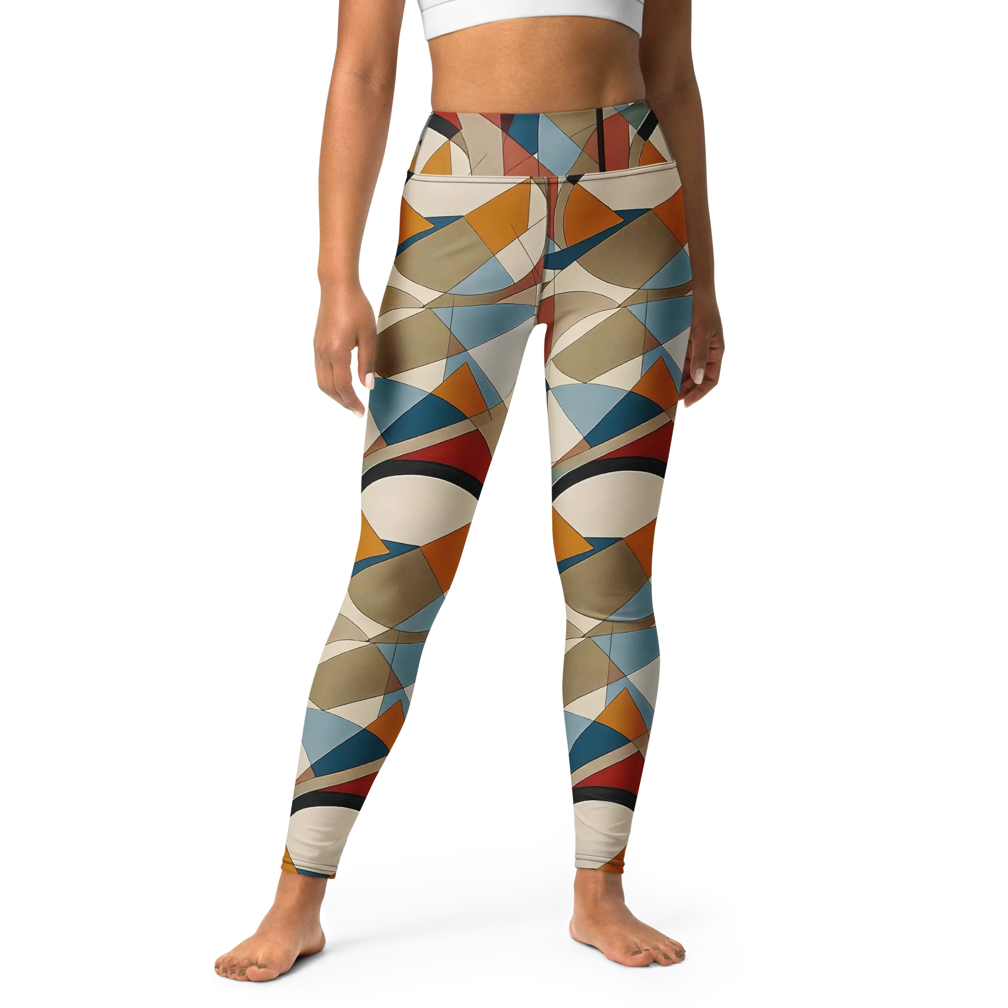 Chromatic Bauhaus on Yoga Leggings — Print file