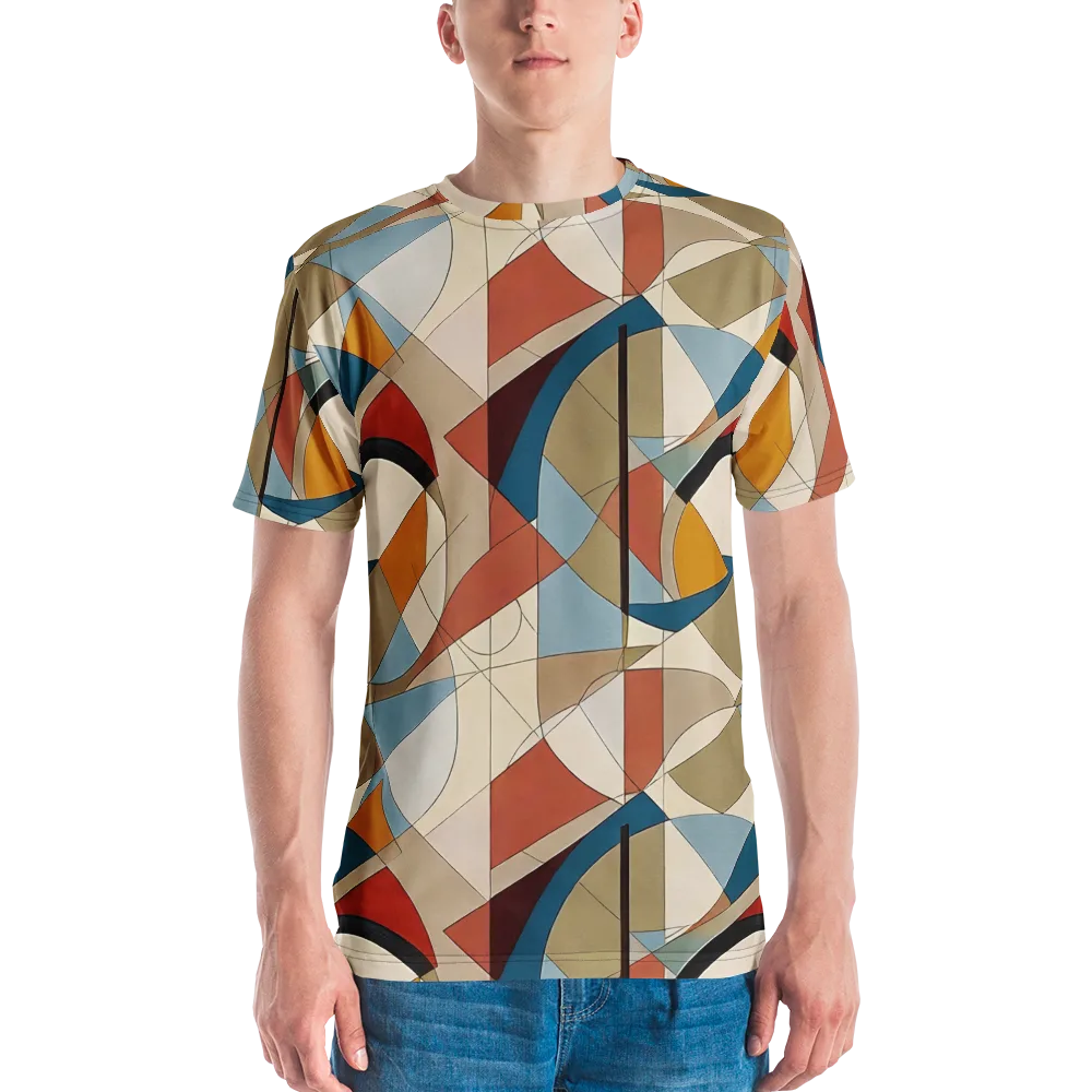 Chromatic Bauhaus on Men's Crew Neck T-Shirt — Front