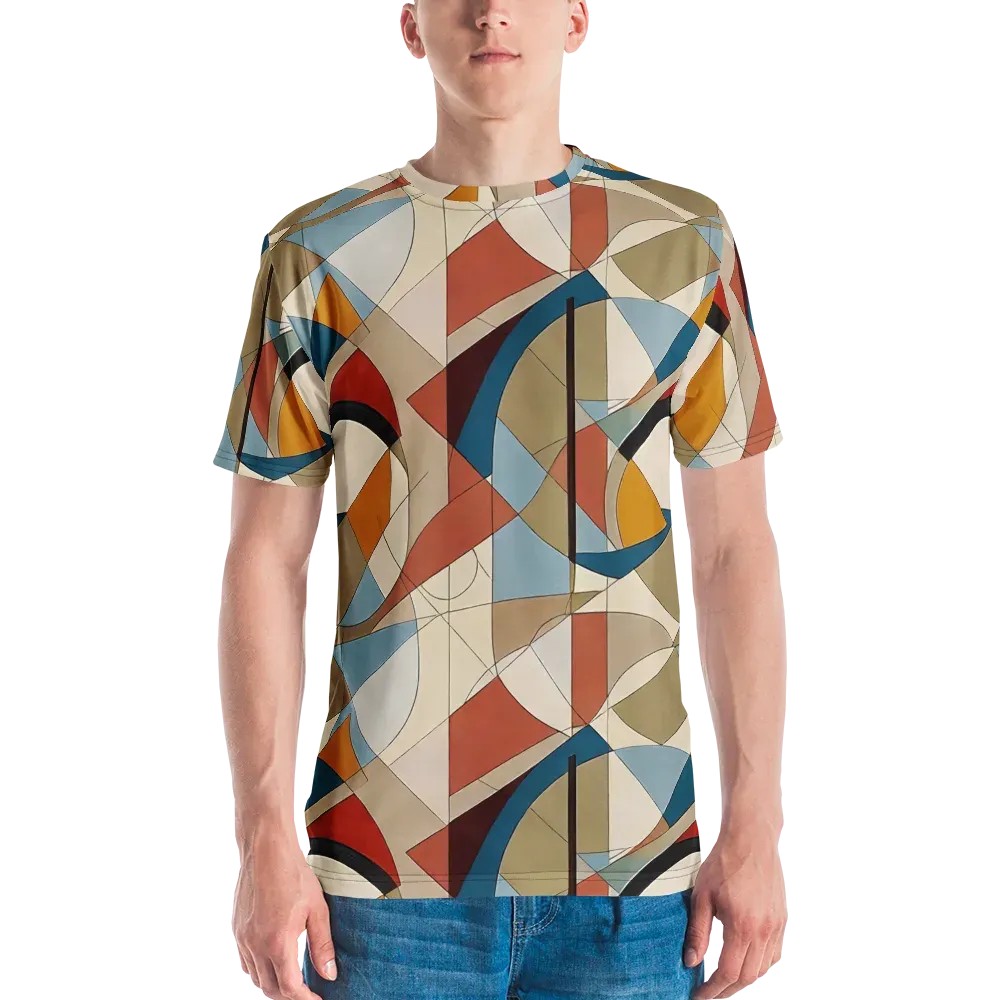 Chromatic Bauhaus on Men's Crew Neck T-Shirt — Front
