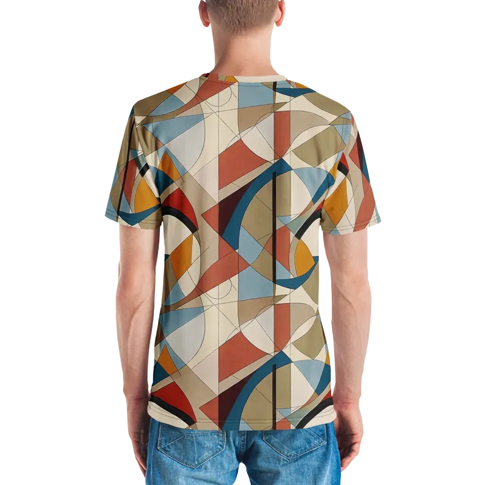 Chromatic Bauhaus on Men's Crew Neck T-Shirt — Back