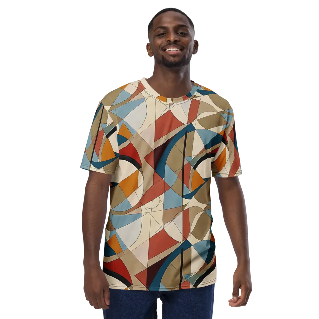 Chromatic Bauhaus on Men's Crew Neck T-Shirt — Front print