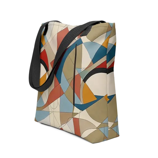 Chromatic Bauhaus on a Tote Bag