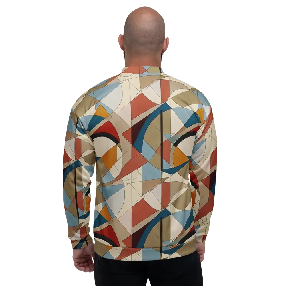 Chromatic Bauhaus on Bomber Jacket — Back