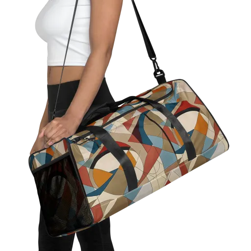 Chromatic Bauhaus on a Duffle Bag