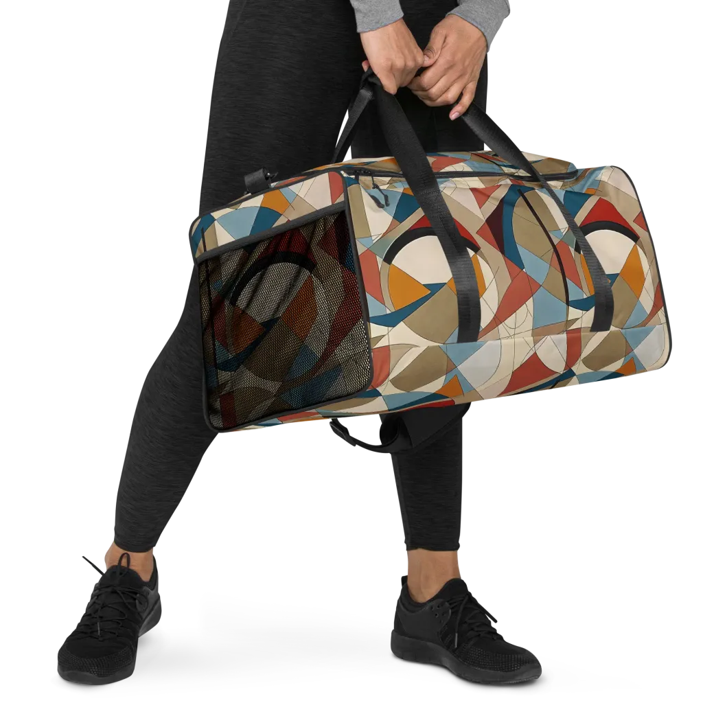 Chromatic Bauhaus on Duffle Bag — Right Front