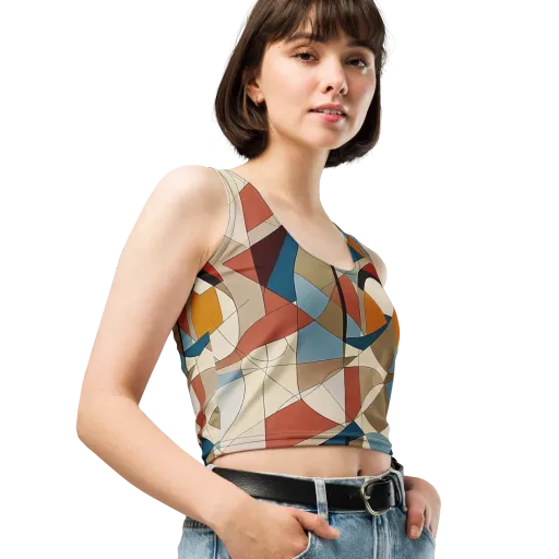 Chromatic Bauhaus on a Crop Top