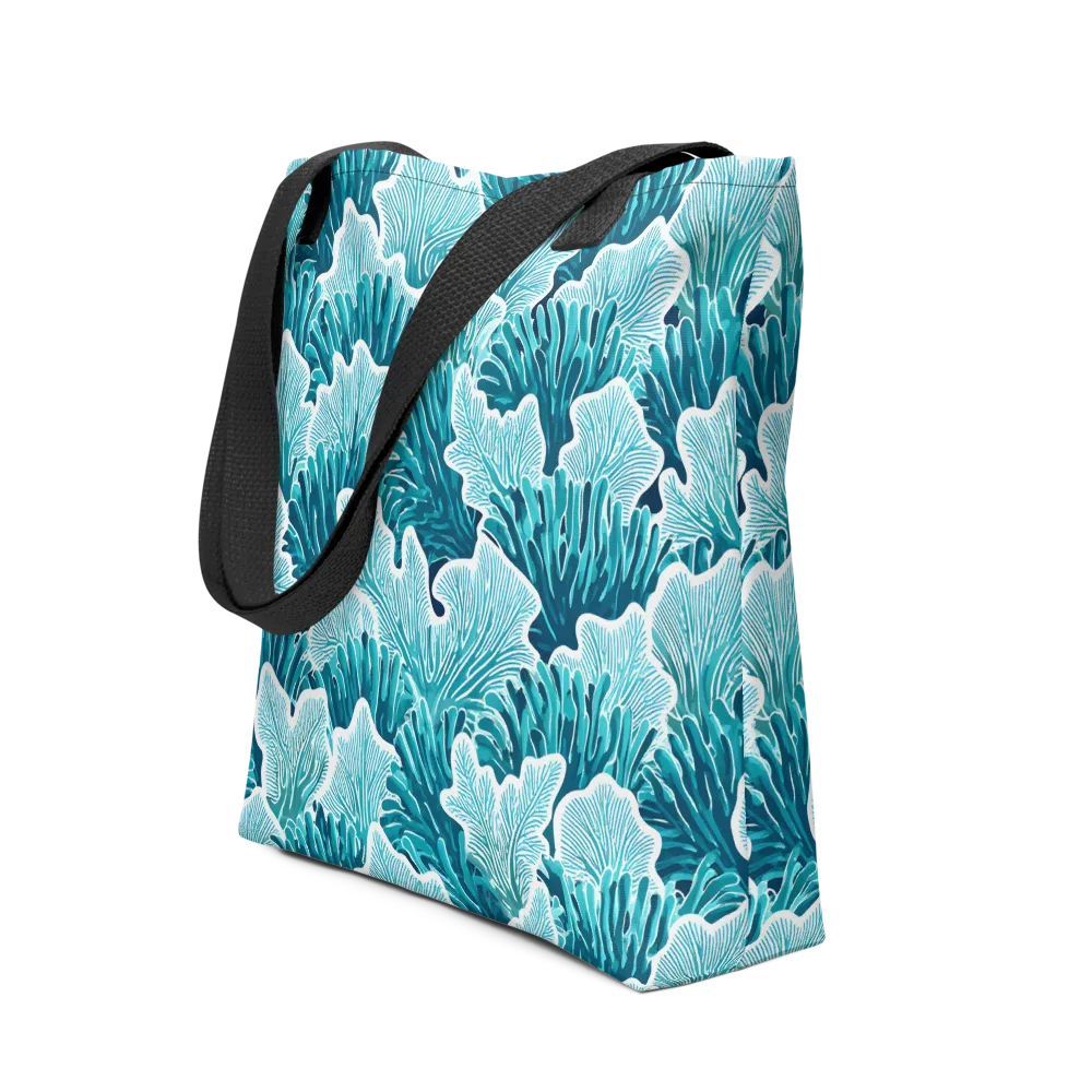 Azure Coral on Tote Bag — Print file