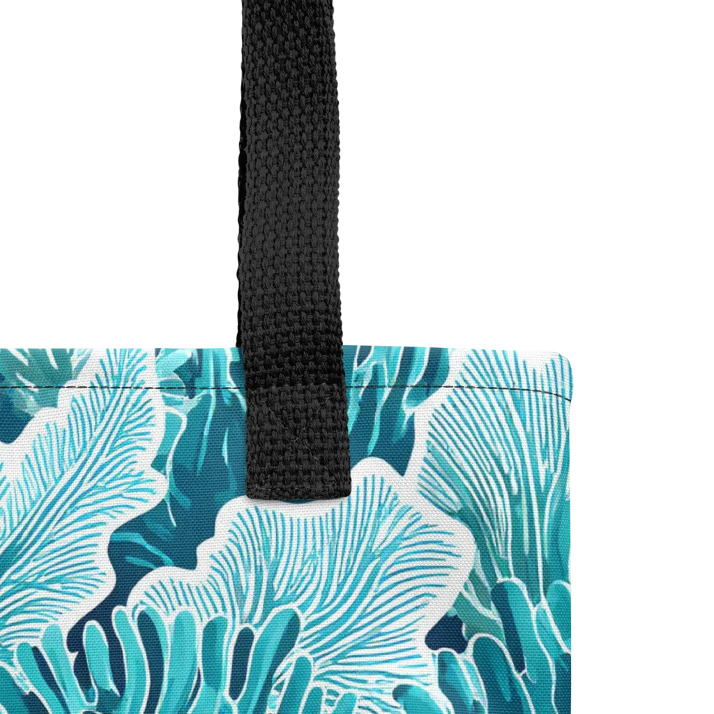 Azure Coral on Tote Bag — Product details