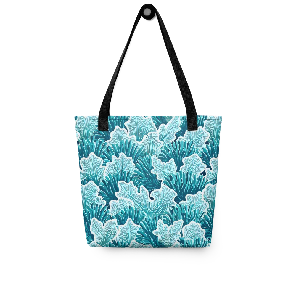 Azure Coral on Tote Bag — Front