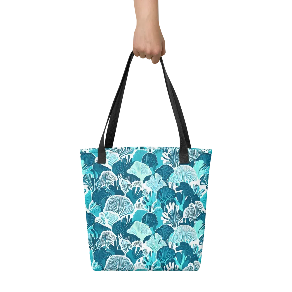 Aqua Fanfare on Tote Bag — Print file