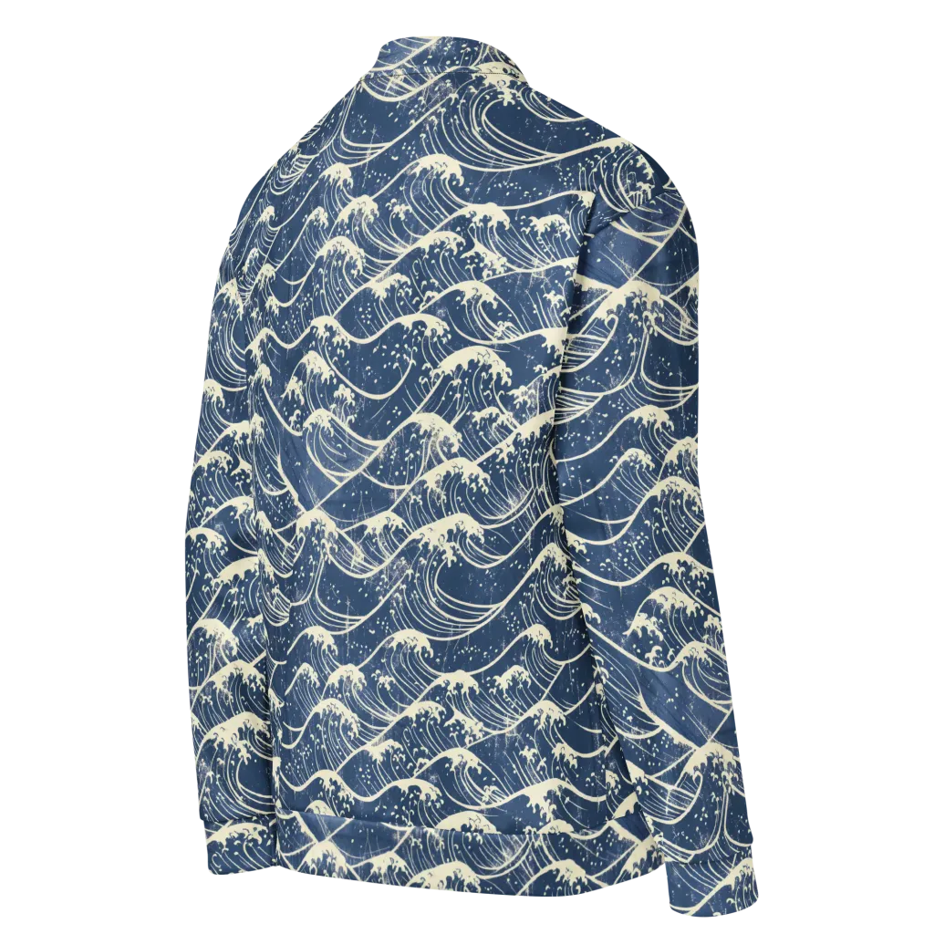 Ukiyo Wave on Bomber Jacket — Details