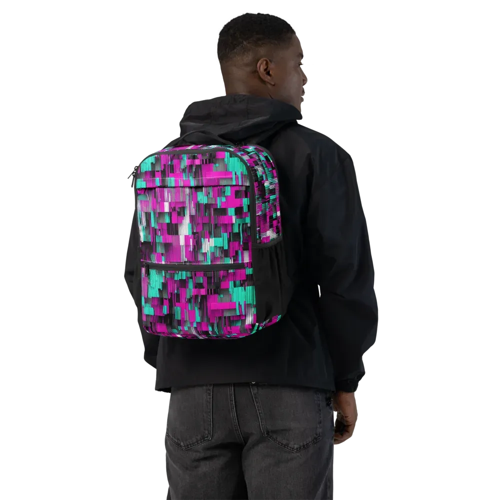 Neon Shard on Utility Backpack — Back