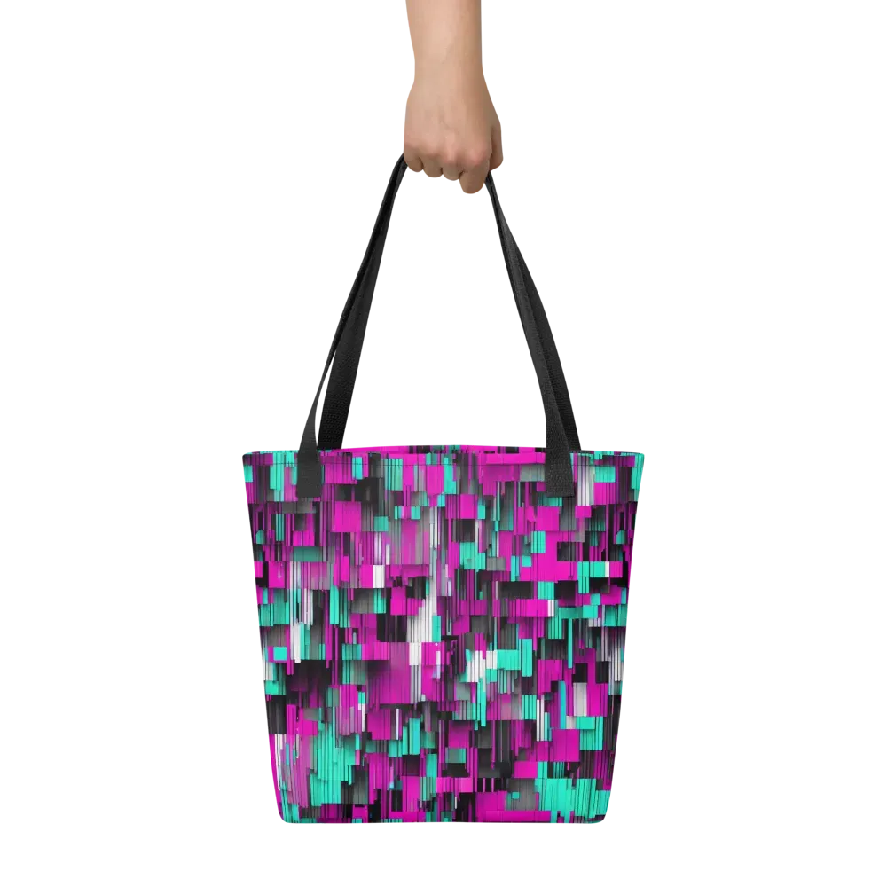 Neon Shard on Tote Bag — Print file
