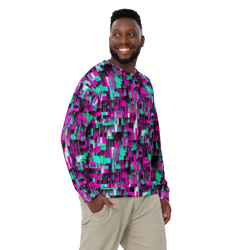 Neon Shard on Sweatshirt — Back print
