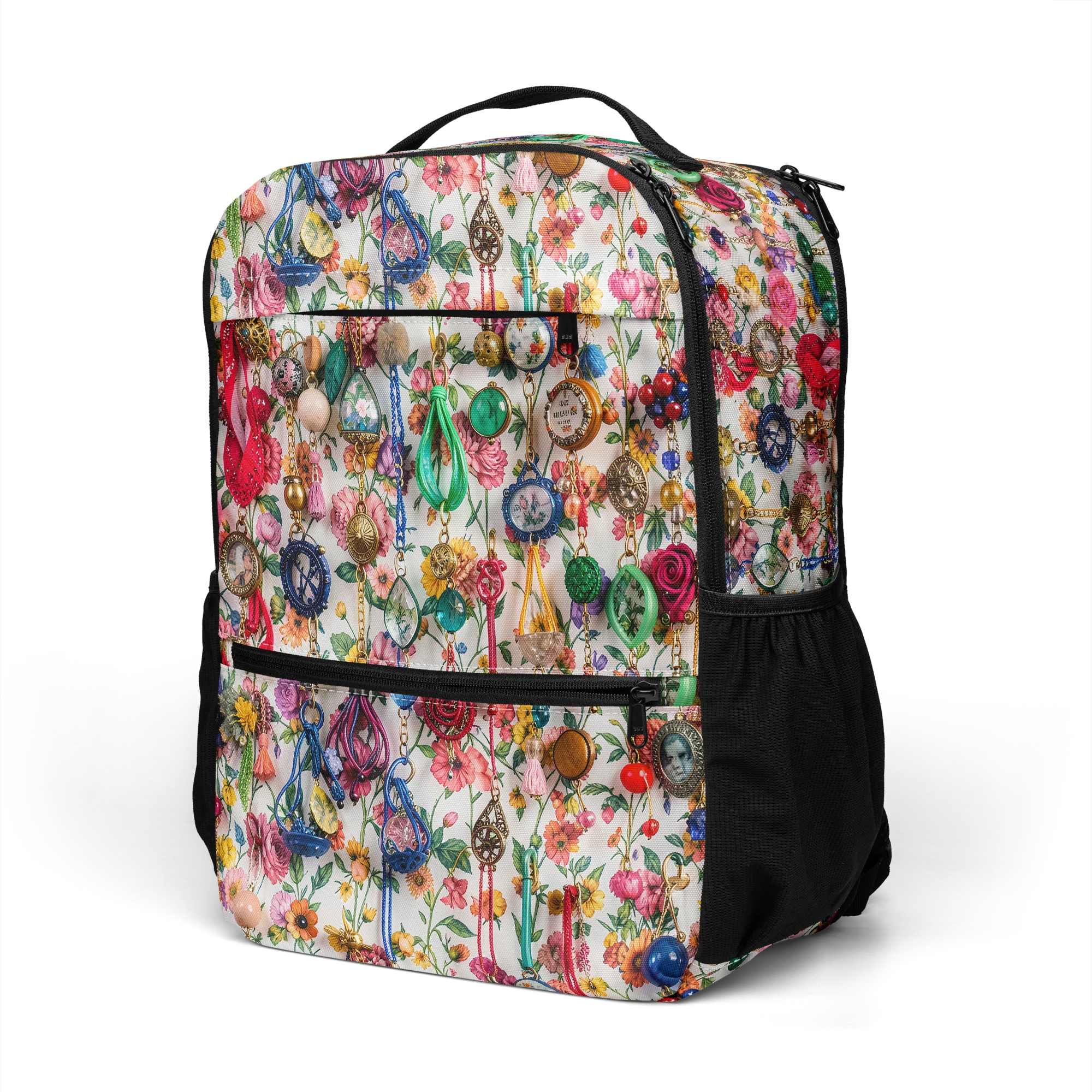 Botanical Bijou on Utility Backpack — Top print
