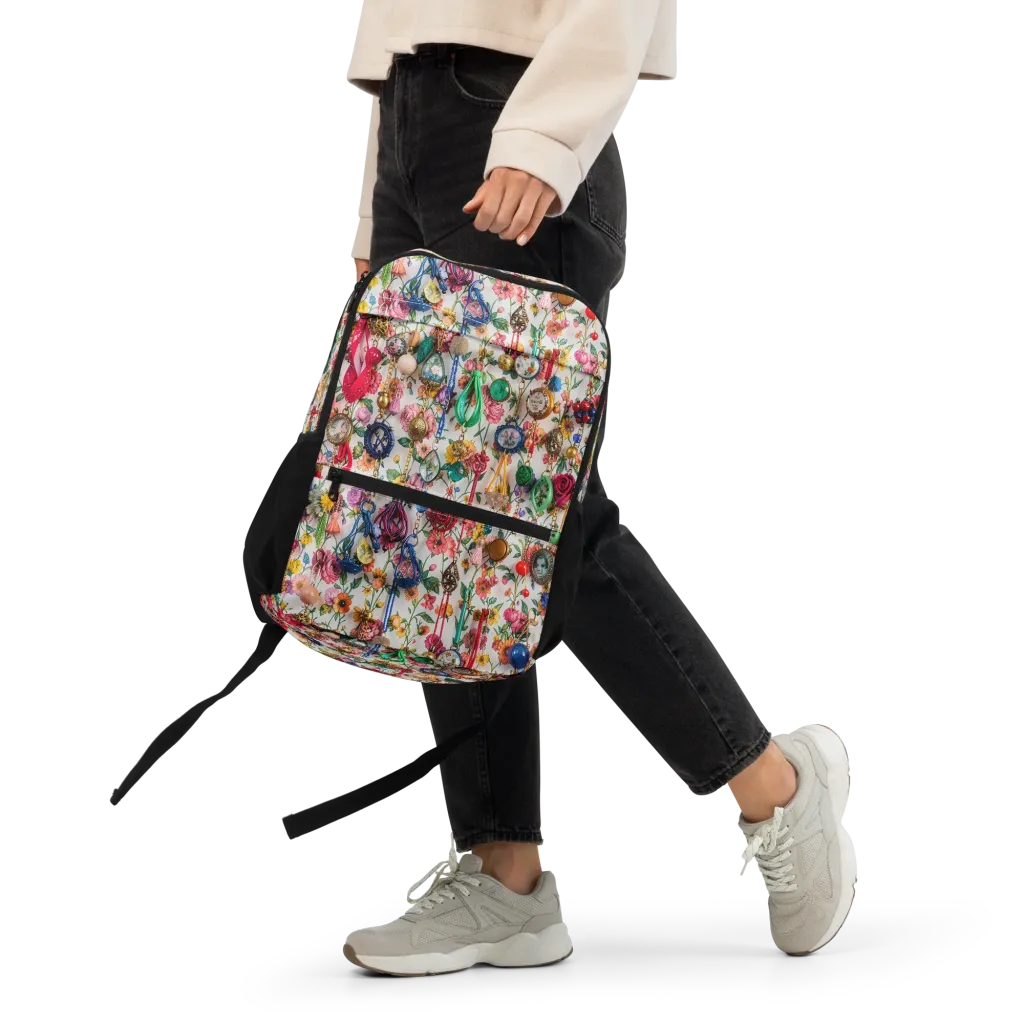 Botanical Bijou on Utility Backpack — Front 2