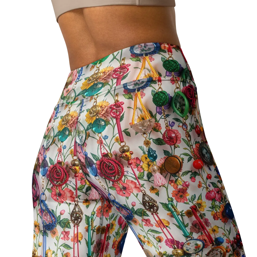 Botanical Bijou on Yoga Leggings — Back 2