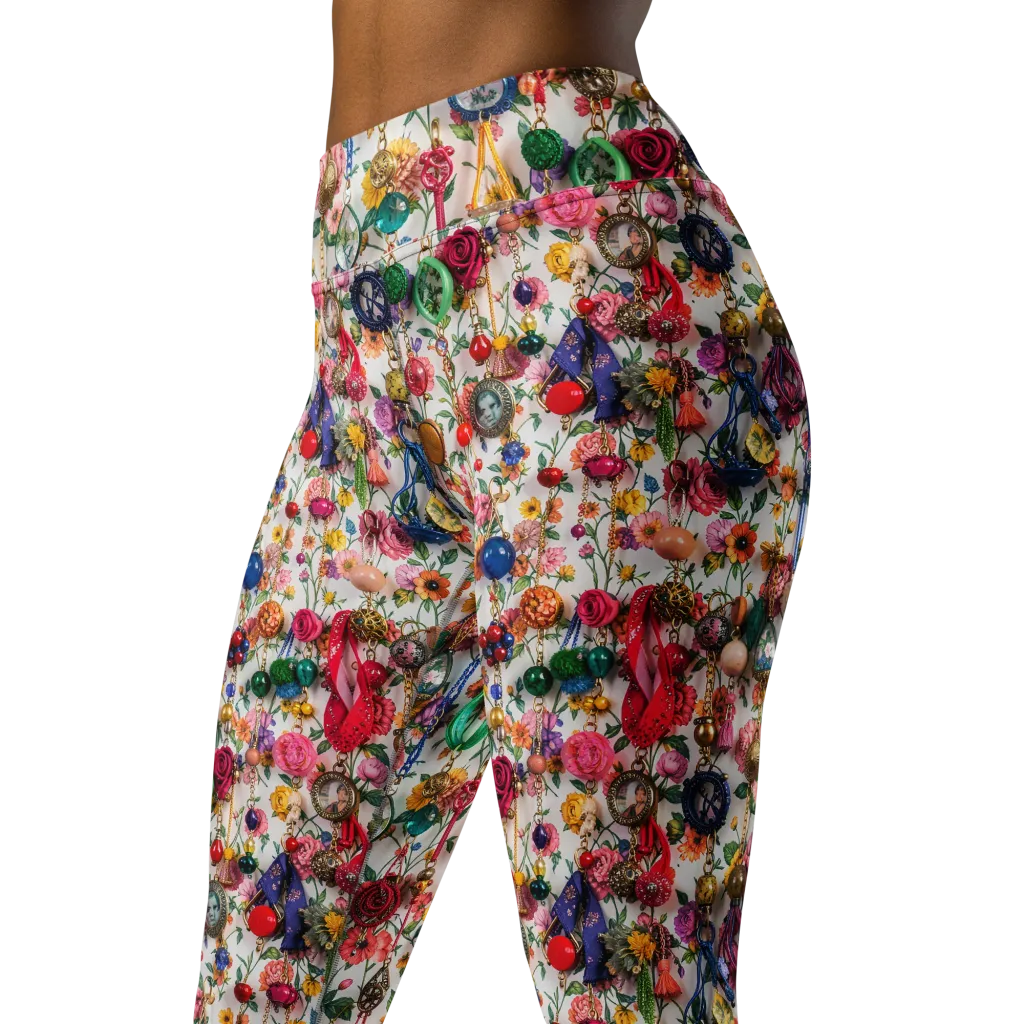 Botanical Bijou on Yoga Leggings — Print file