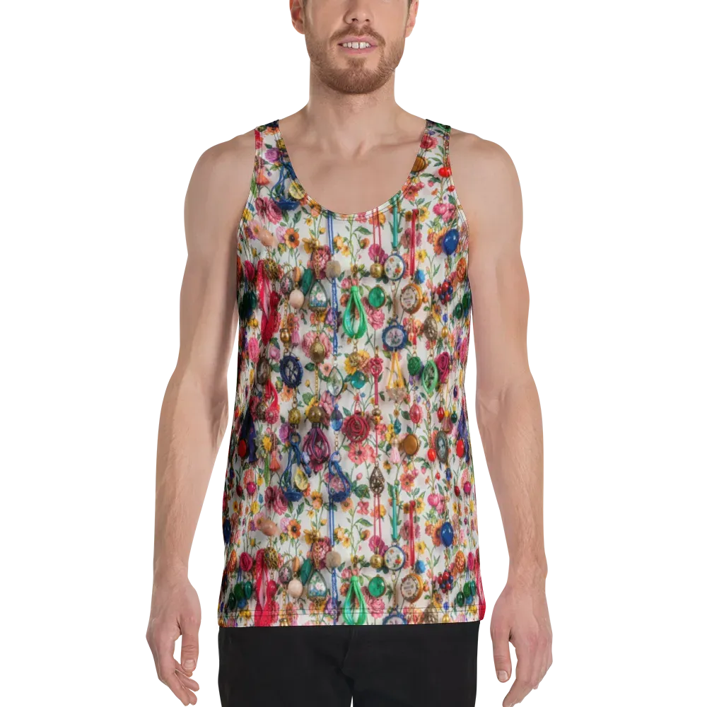 Botanical Bijou on Men's Tank Top — Front